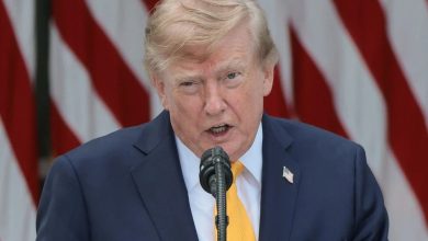 US President Donald Trump said negotiations with Iran are not currently on Washington’s agenda.
