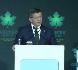 Ahmet Davutoğlu Gelecek Partisi’ni tanıttı