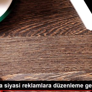 Siyasi reklamlara düzenleme