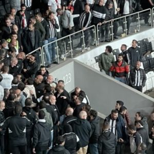 Yine Trabzonspor maçı, yine localarda kavga!