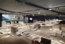 Selanik metrosu Venizelou istasyonunda arkeoloji sergisi