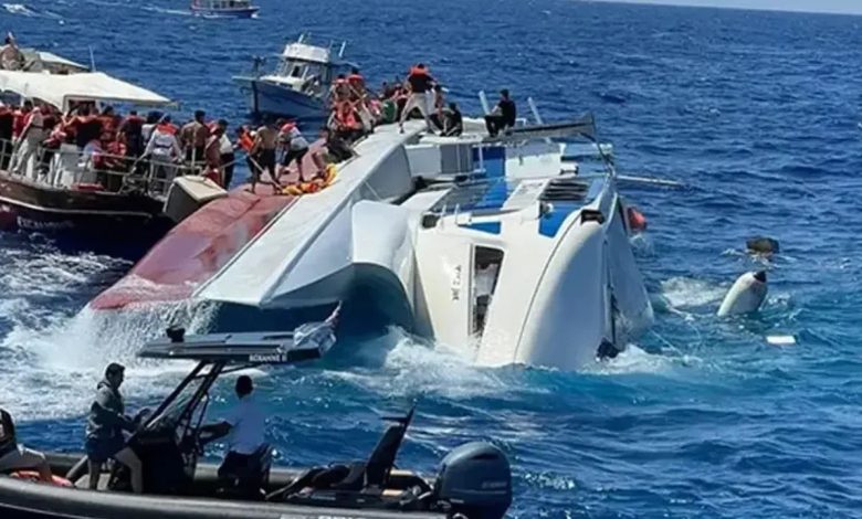 Girne Limanı’ndan hareket ettikten kısa süre sonra su almaya başlayan yolcu ve yük gemisinin batması büyük bir faciaya dönüştü.