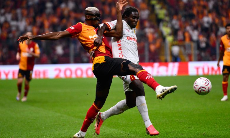Galatasaray, son dört yılda şampiyon olduğu Trendyol Süper Ligi'nde kendi sahasında Göztepe'yi geriden gelip yendi