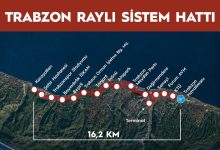 Trabzon’a 16,2 kilometrelik raylı sistem geliyor! Temel 1 Eylül’de atılacak