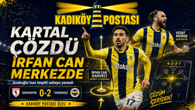 Lyon’dan sonra uyarmıştı! İsmail Kartal Fenerbahçe’nin sorununu İrfan Can Kahveci ile çözdü 6 Murat Azakoğlu işaret etmişti, İsmail Kartal çözümü buldu: İrfan Can Kahveci ön merkeze geçti.