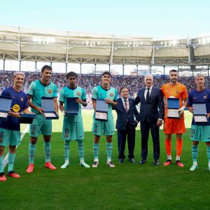 Barcelona firesiz ilerliyor
