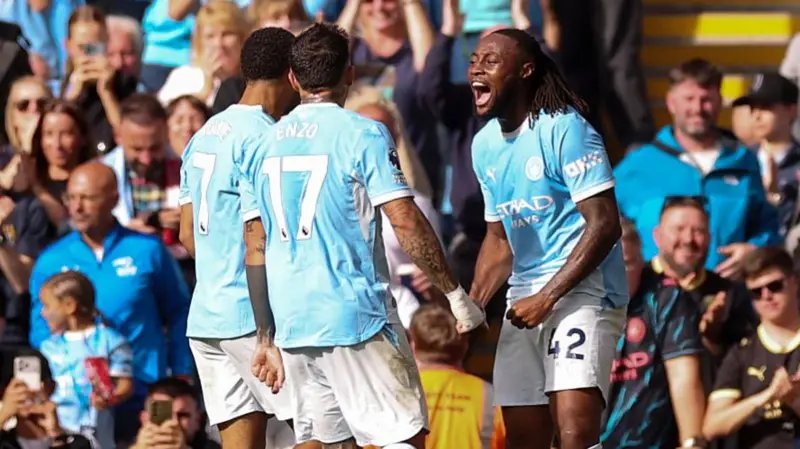 8 gollü maç Manchester City’nin