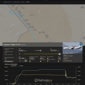 Dubai-Tel Aviv uçuşunda kaçırılma şüphesi