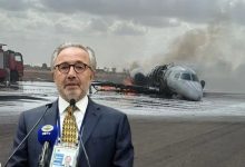 Hamdi Akın’ın jeti alev alev yandı