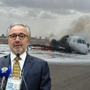 Hamdi Akın’ın jeti alev alev yandı