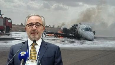 Hamdi Akın’ın jeti alev alev yandı