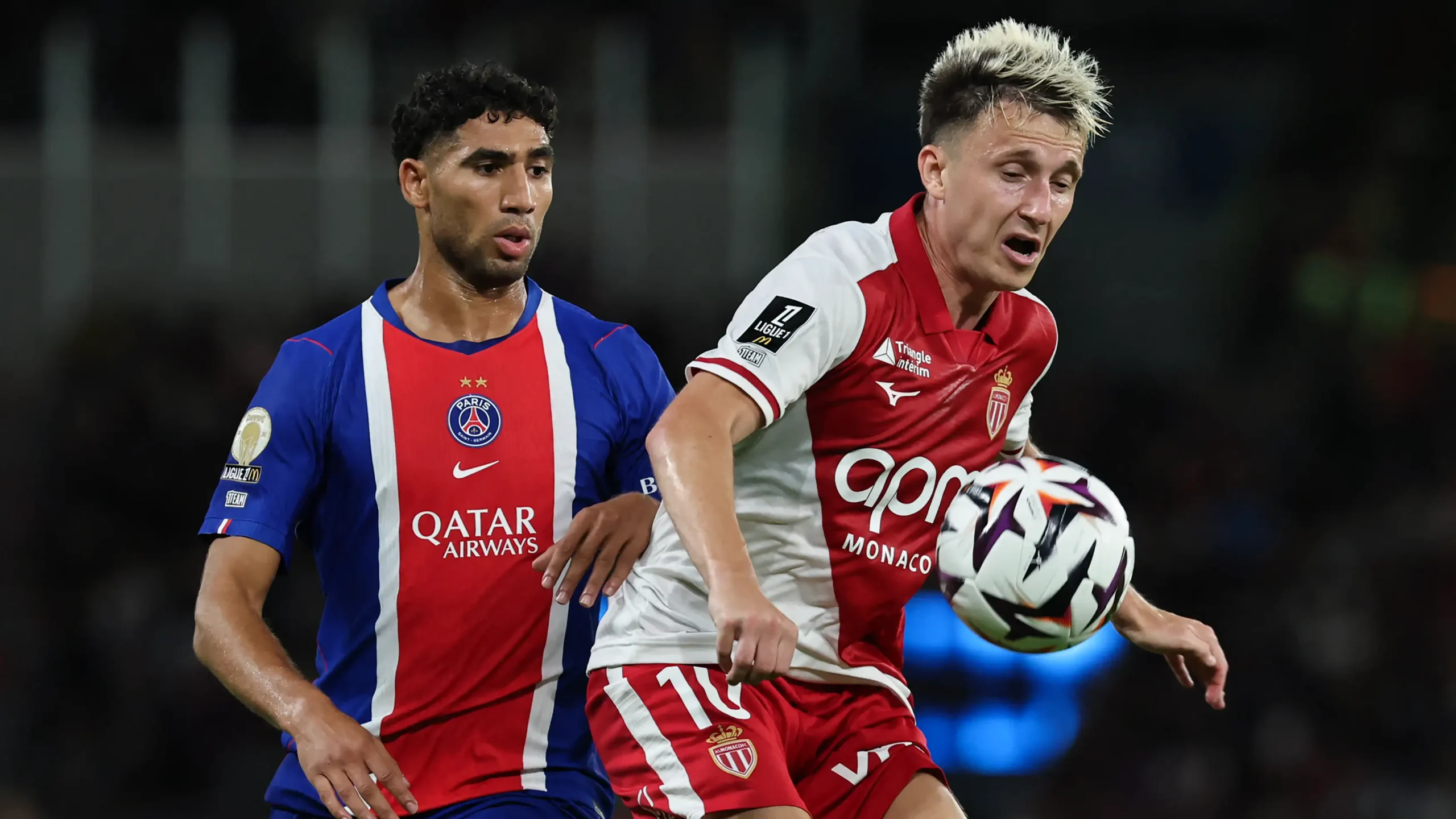 Ligue 1’de PSG’nin düşüşü sürüyor 1 Ligue 1'de Monaco, Parc des Princes’te PSG’yi 2-1 mağlup ederek üçte üç yaptı ve dokuz puanla liderliğini sürdürdü.