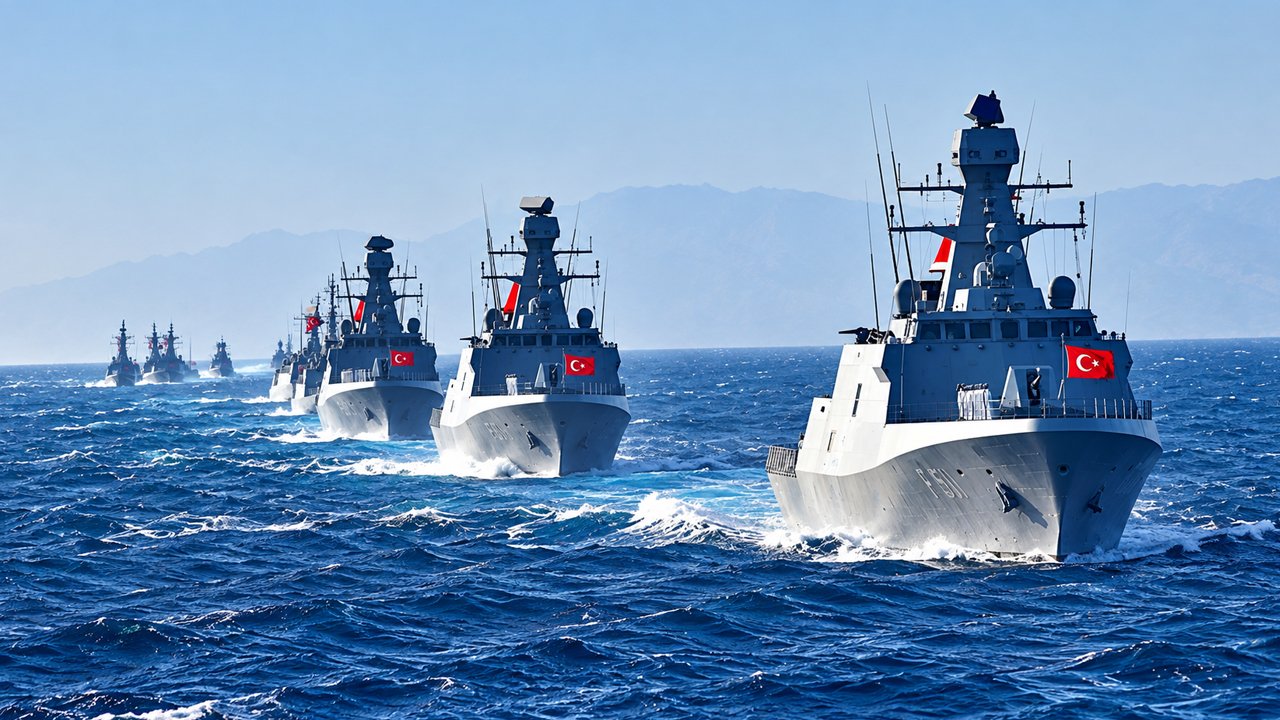 Milli Savunma Bakanlığı’ndan Yunanistan ve GKRY’ye uyarı: Barış ve istikrara zarar verecek adımlardan kaçınılmalı 3 Milli Savunma Bakanlığı’nın haftalık basın bilgilendirme toplantısı, Muğla açıklarında bulunan TCG Anadolu’da gerçekleştirildi.