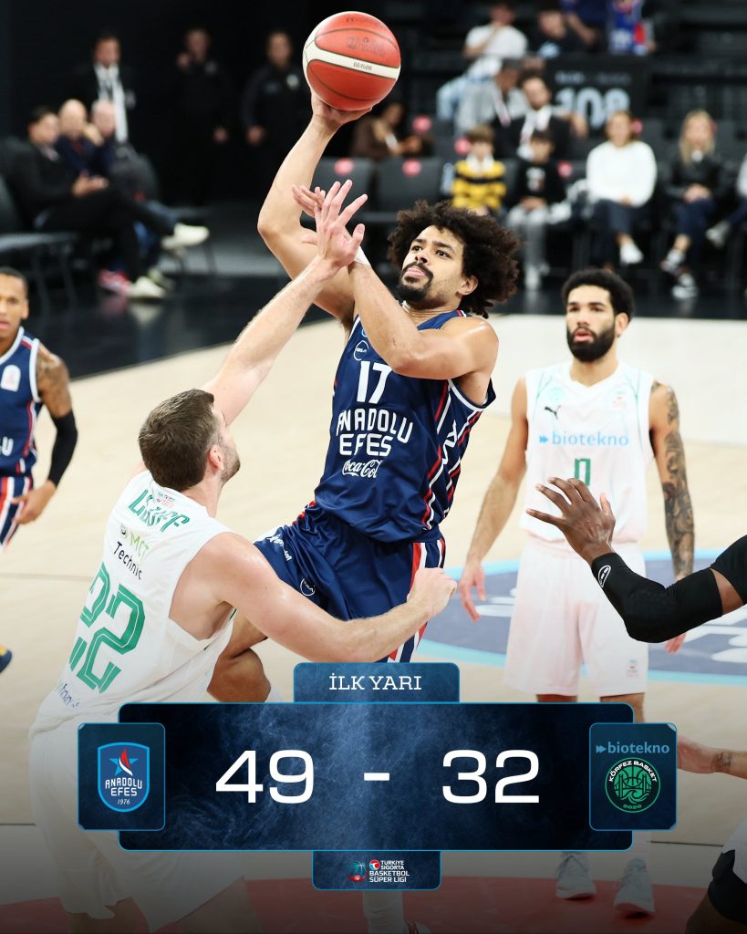 Anadolu Efes, Körfez Basket’i farklı geçti 1 anadoluefes2 819x1024 1
