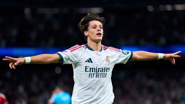UEFA Şampiyonlar Ligi'nde Real Madrid'in Leipzig'i farklı yendiği maçta Arda Güler yine fileleri havalandırdı