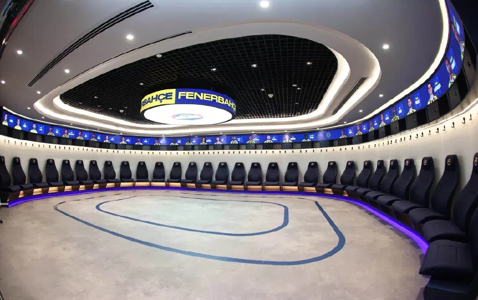 Fenerbahçe’de soyunma odaları baştan sona yenilendi