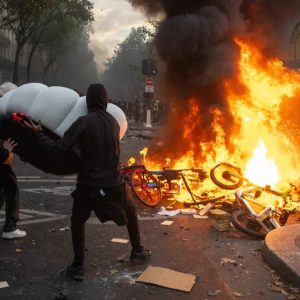 Fransa’daki protestolarda yağma görüntüleri! Lüks mağazalar hedef oldu