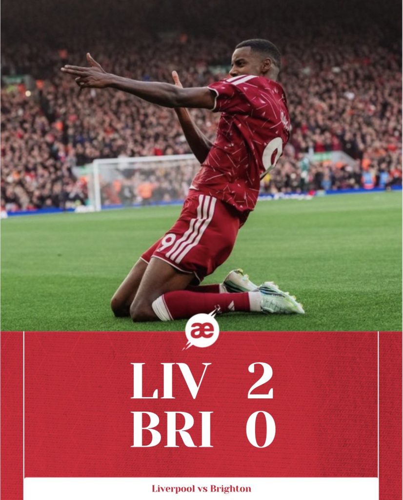 Liverpool, Brighton’ı yendi! Ferdi Kadıoğlu sakatlandı! 1 liv2 826x1024 1