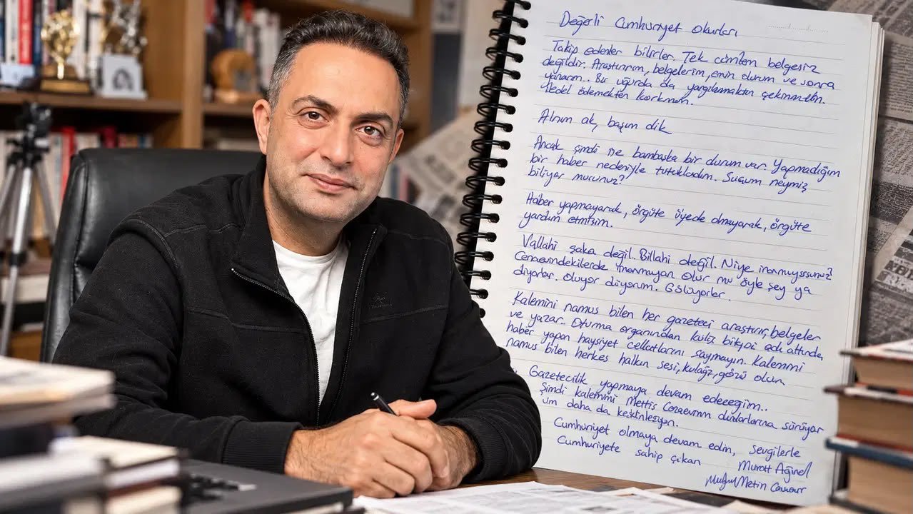 Murat Ağırel mektupla mesaj gönderdi