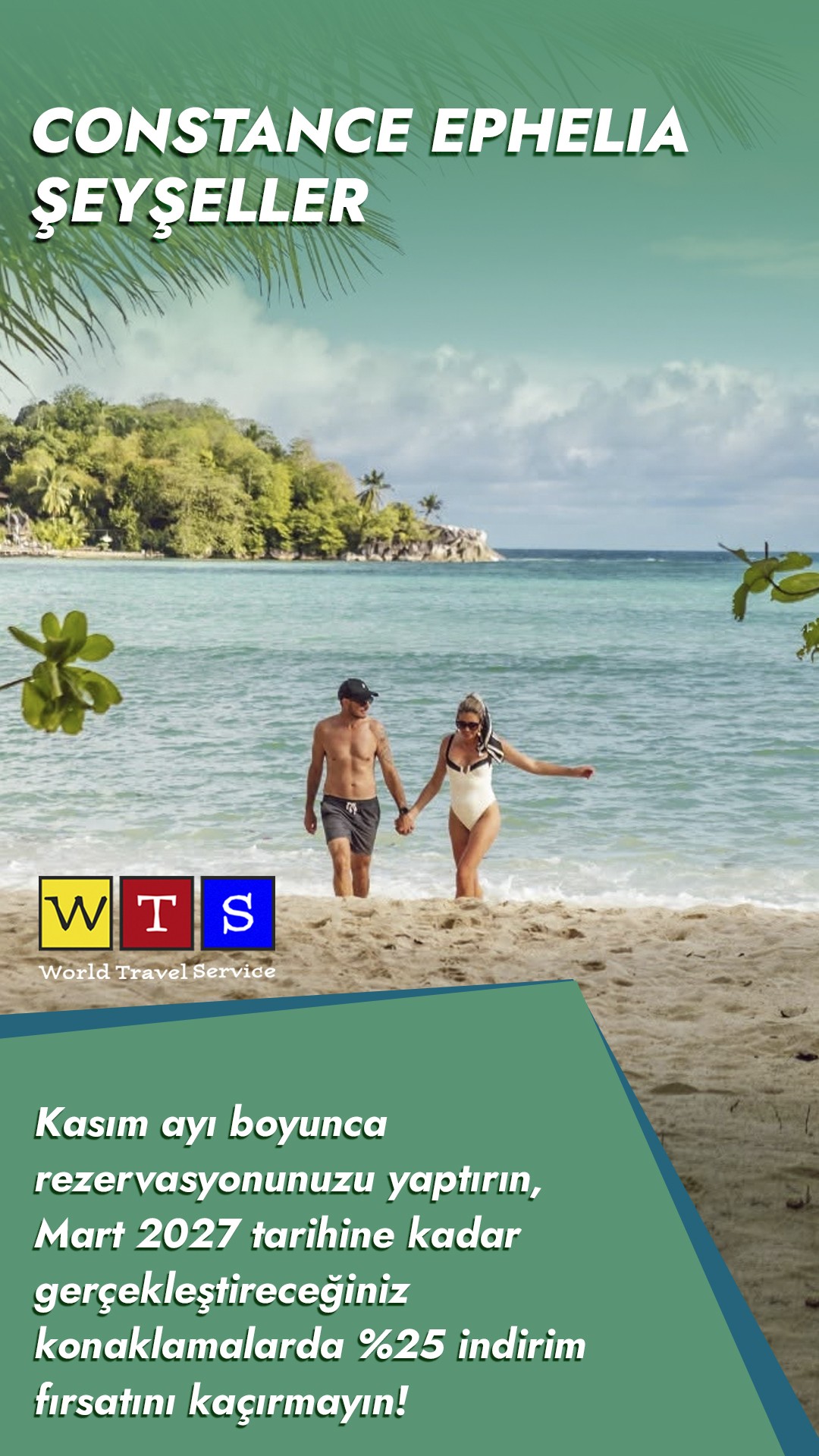 Constance Ephelia Seyşeller — Kasım rezervasyonlarında %25 indirim