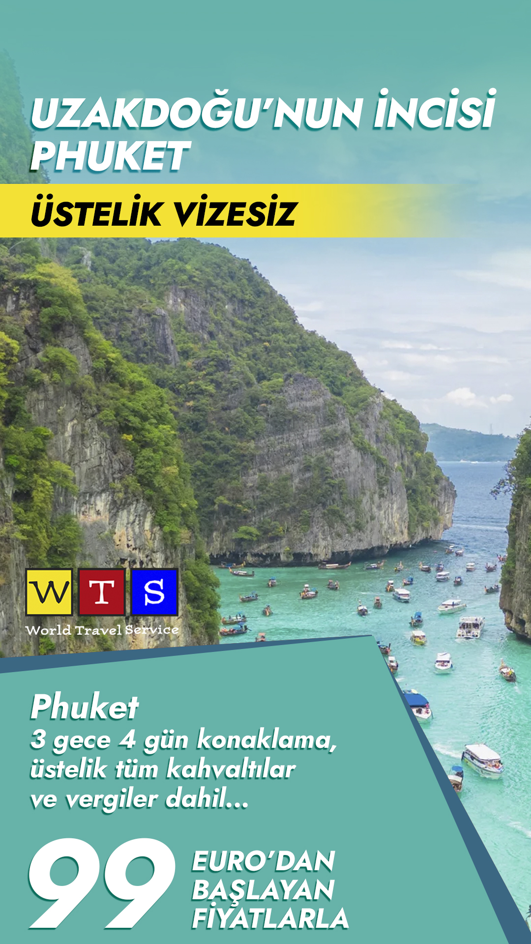 Phuket 99 € konaklama fırsatı